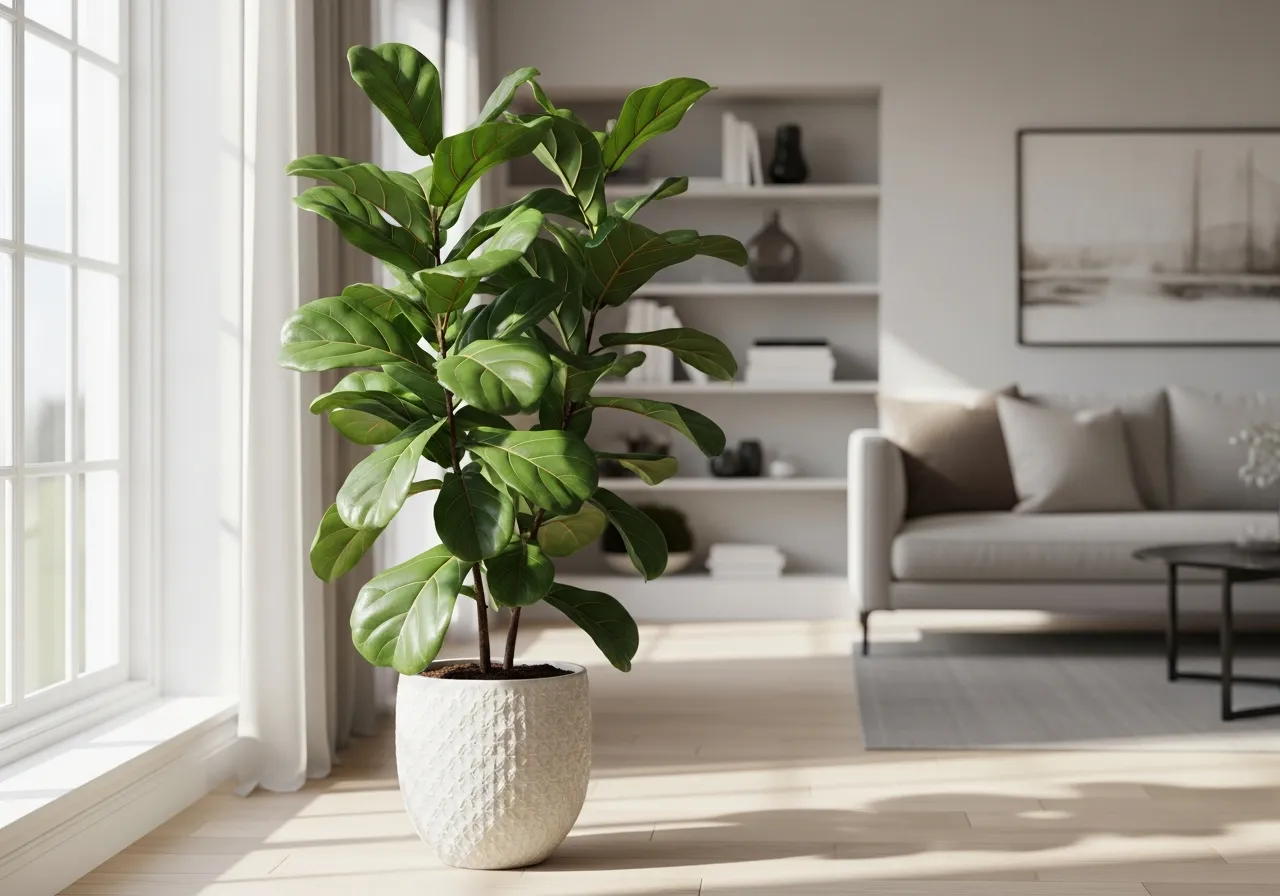 Fiddle Leaf Fig eksklusive stueplanter