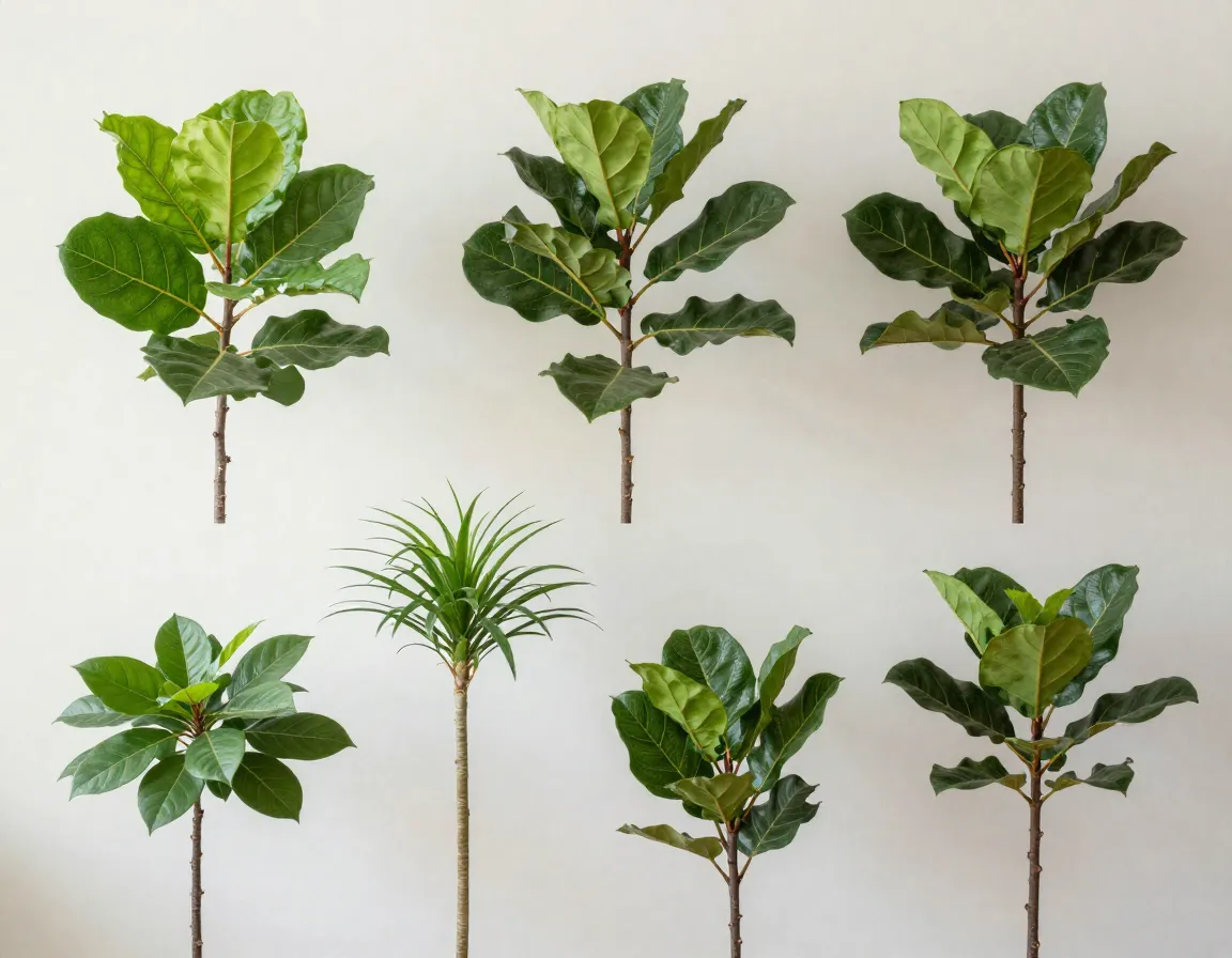 Ficus plantearter kollektion